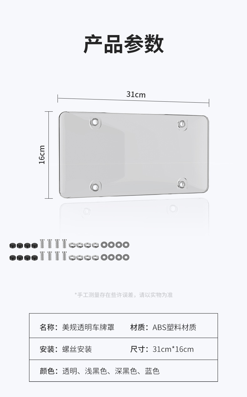 American License Plate Frame