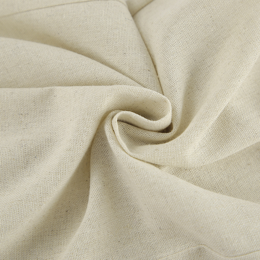 Ropa de mujer Traje casual de moda de verano de algodón y lino de color puro chaleco suelto sexy sin mangas pantalones versátiles traje simple de dos piezas_voghion.com