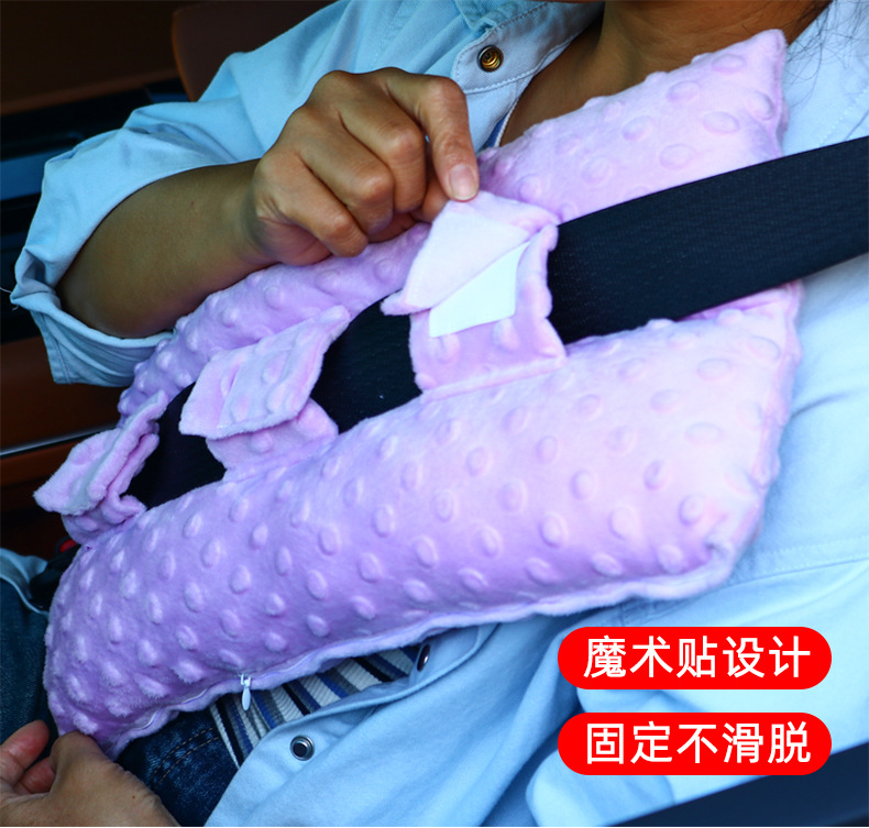 Car Seat Belt Shoulder Cover, Safety Belt Protective Cover, Soft Anti-Wear, Anti-Stomach, Universal Car Decoration for All Seasons