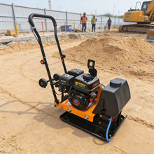 双向平板夯实机 地坪打夯机夯实机电动夯 沥青路面平板夯汽油款