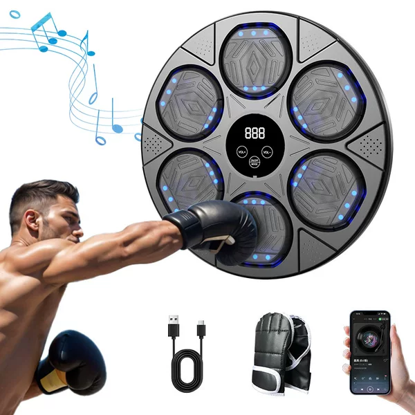 New children's smart boxing machine exercise music boxing target boxing training toys home boxing wall target wholesale