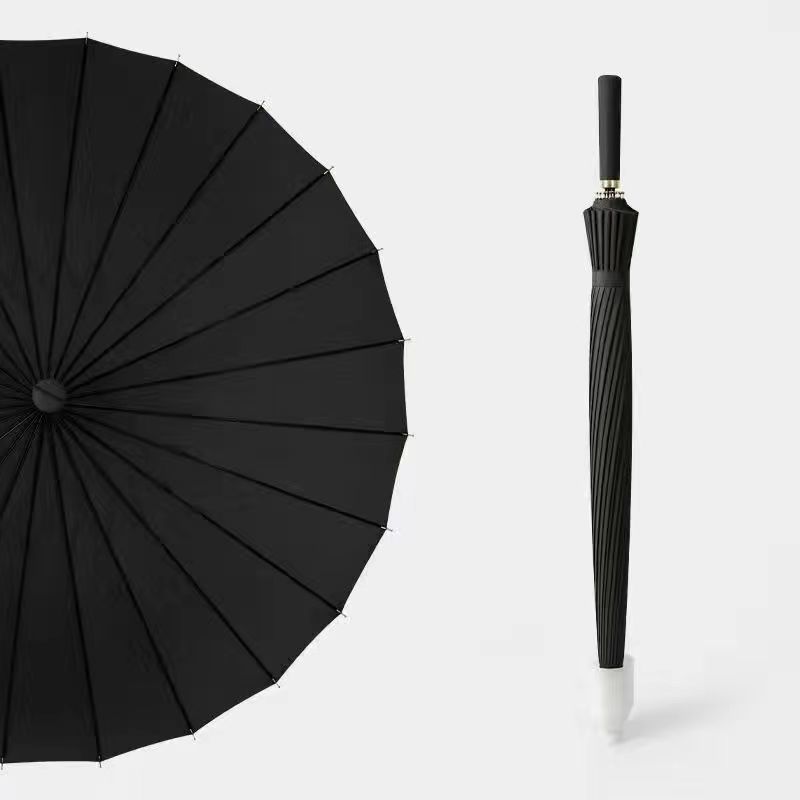 [인기 있는 직선 핸들 색상] 24본 방수 케이스 블랙.자동