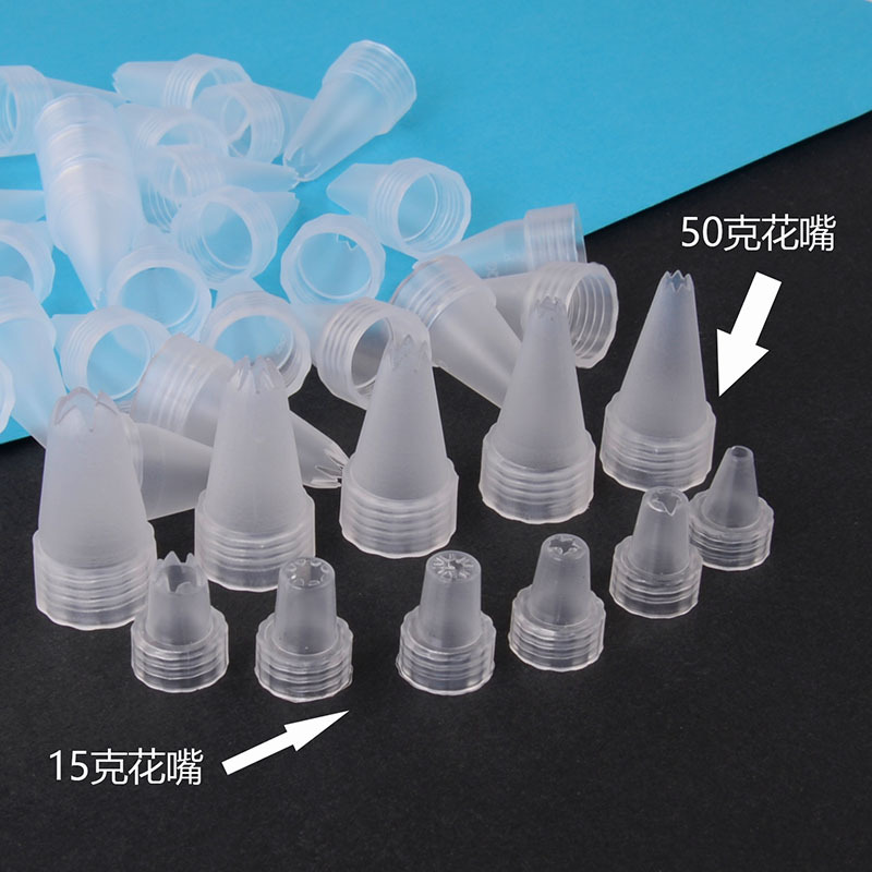 Boquilla de pastelería de plástico estilo opcional DIY accesorios de cáscara del teléfono móvil de crema de simulación al por mayor material de boquilla de pastelería pegamento image 2