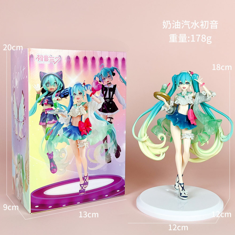 初音未来手办动漫水冰月美少女蕾姆花嫁穹妹二次元公仔模型摆件批|undefined