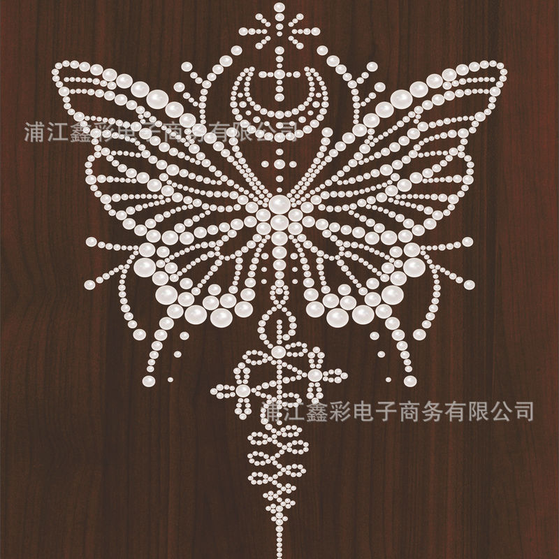 卸売り真珠画diy材料包創意手作り立体花火蝶解凍家庭芸術装飾画|undefined