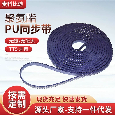 PU synchronous belt TT5 tooth belt textile industry seamless circular machine accessories Kevlar core industrial machinery belt (Avtomobil ötürücü kəmərləri)