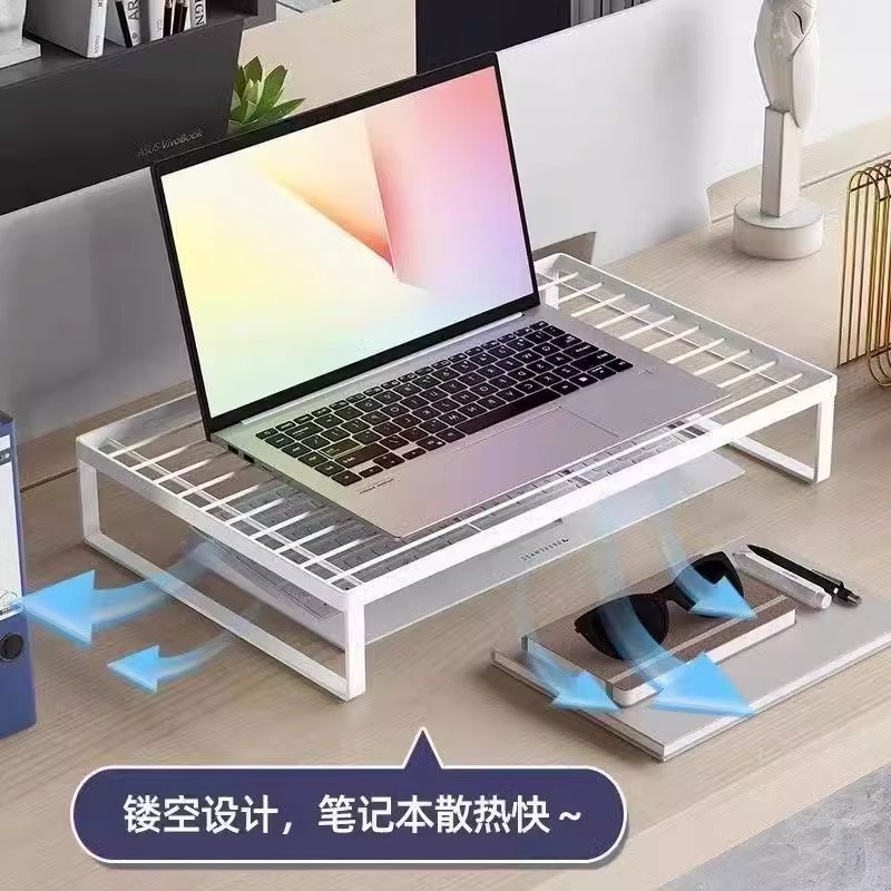 パソコンスタンド ノートパソコンスタンド 家庭用デスクトップモニター冷却スタンド デスクトップオフィス用パソコン高さ調整スタンド|undefined