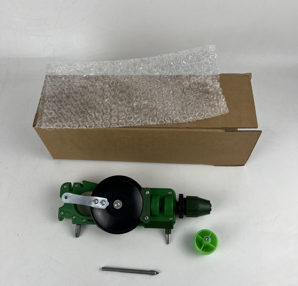 Taladro de mano carpintería punzonado cuchillo de vidrio taladro de mano taladro de plástico de madera pequeña herramienta de ojal de nogal Wenwan