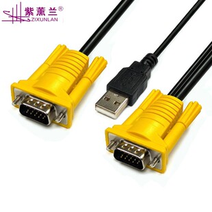 KVM�ГQ���B���侀 KVM�� USB��ӡ+VGA�p�K���I���B�Ӿ� 1.5��