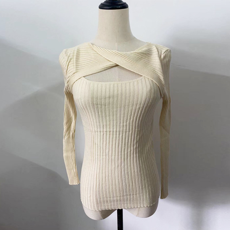154g Weight Long Sleeve Sleeve Length Pullovers Placket Type Regular Sleeve Sleeve Type Polyester Fabric Type Regular Top Length Sweater Tops Type Holiday, Daily Occasion U Neck Neckline Slim Fit Type Solid Color Pattern Winter, Autumn Season Women's Gender Elegant, Streetwear Style Wholesale Women's Elegant Streetwear Solid Color Long Sleeve Sweaters & Cardigans 34