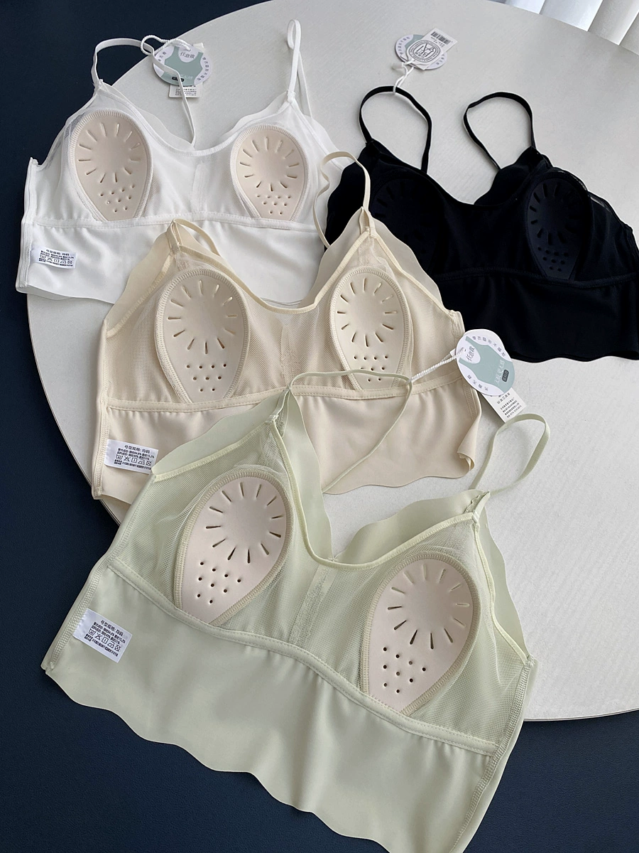 Ultra thin bra top, lace underwear, beautiful back