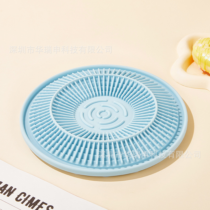 ペット用舐め食器シリコン製スローフードプレート、滑り止め付き猫用食器、犬用食器、スローフードボウル|undefined