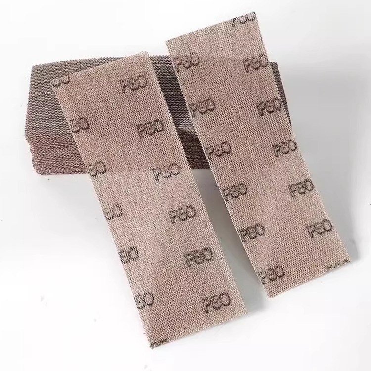 70X198长方形网砂背绒自粘干磨砂纸卷手刨打磨板网格砂纸