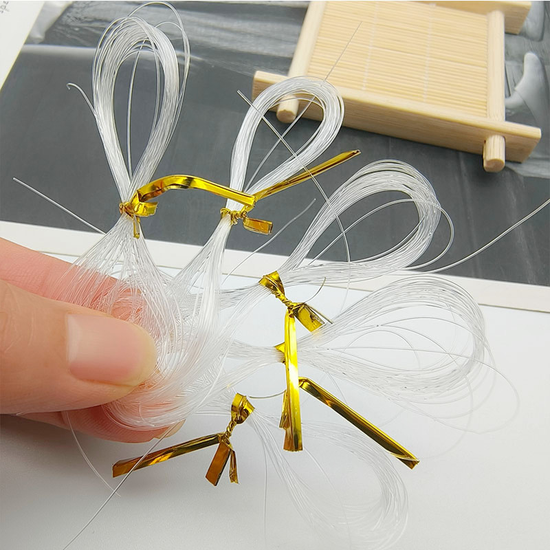 透明串珠串包编戒指线项链diy材料包赠品丝线缠绕无弹力水晶鱼线