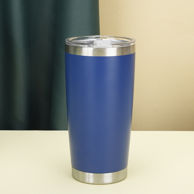 Comercio exterior de gran capacidad taza de helado cerveza taza de café de acero inoxidable doble 20oz taza de coche 304 taza de agua del coche