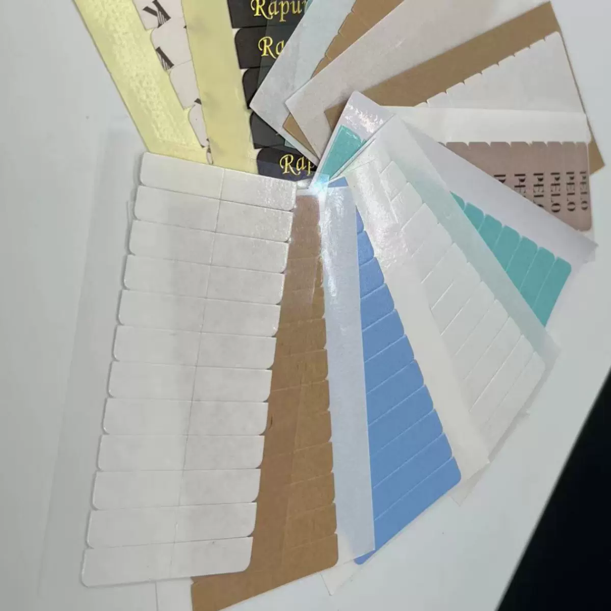 假发胶片 假发双面胶 无痕接发替换胶发片编发编织DIY固发哑光