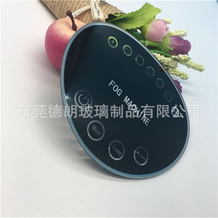 实力厂家大量加工生产圆形方形空气净化器防刮花玻璃面板