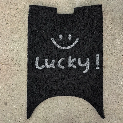 Electric vehicle foot mat Cute Pedal Mat - smiley-face-no9-a260