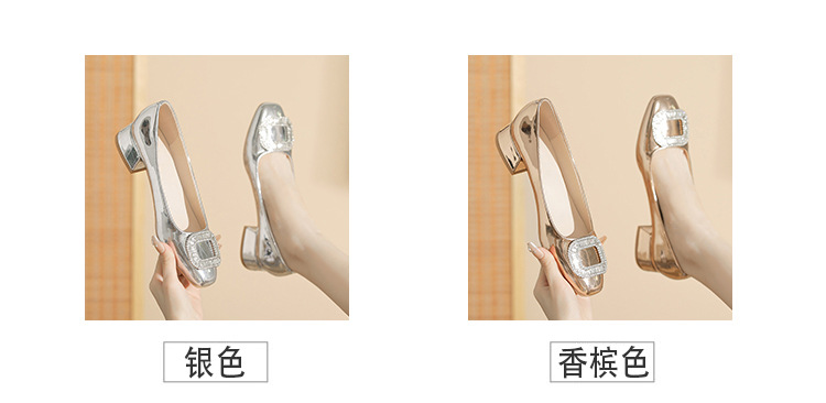 E6848 950K GIÀY CAO GÓT NỮ HUITDN GÓT VUÔNG MÙA XUÂN THU ĐÔNG PHONG CÁCH HÀN QUỐC GIÀY DÉP NỮ G03 SẢN PHẨM MỚI