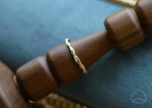 S925 sterling silver plated 14K gold ring for women, fresh, simple, versatile, exquisite and inlaid with zircon rings