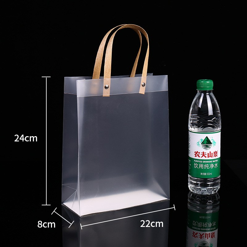 Bolsa de plástico transparente PP personalizada bolsas de regalo dulces de boda con bolsas de regalo personalizadas