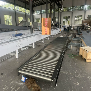 德力供应托盘纸箱运输机 升降滚筒输送机 积放式传送带设备定做