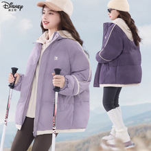 儿童棉服秋冬2025新款女童外套加厚青少年假两件休闲保暖童装冬季