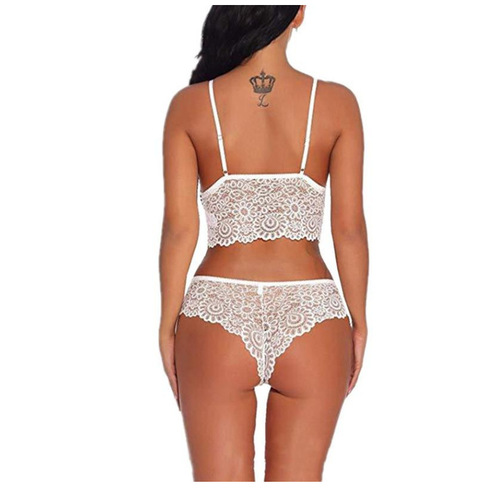 European and American foreign trade summer new deep V lace underwear and pants cross-border e-commerce supply source AliExpress Amazon eBay