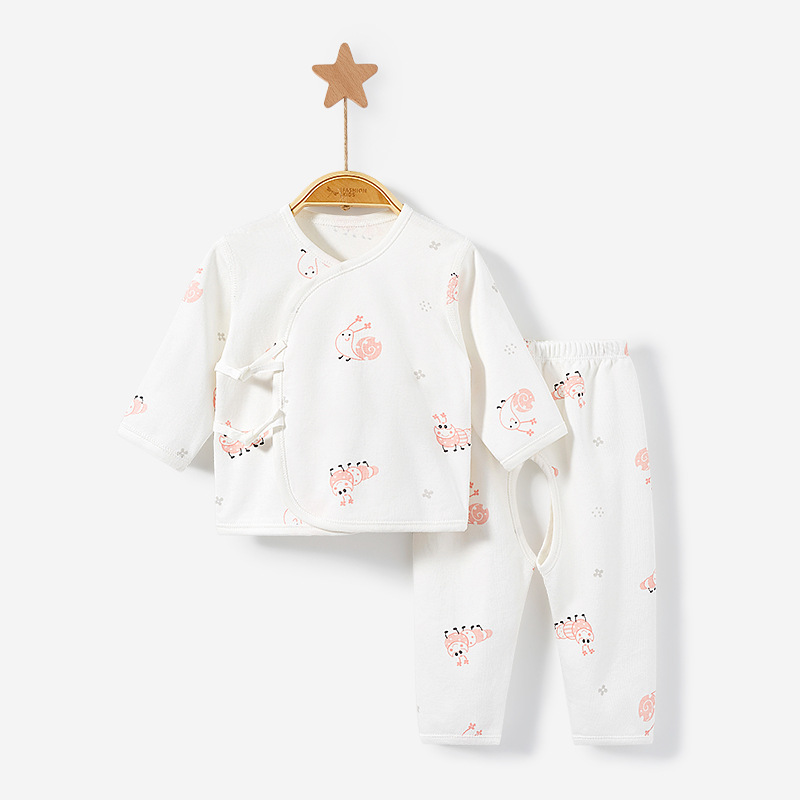 Ropa de bebé recién nacido Primavera, Otoño e Invierno recién nacido algodón 0 base 3 meses cálido monje otoño ropa bebé ropa interior traje