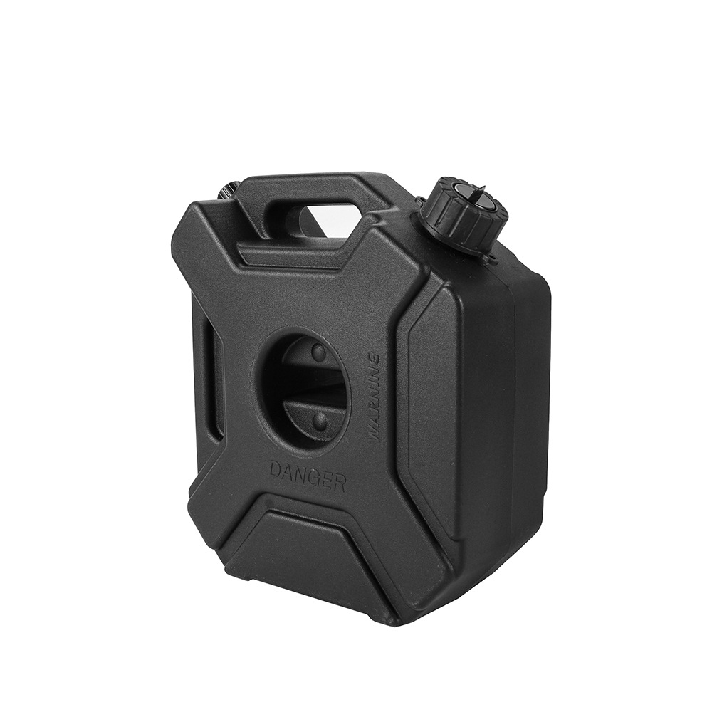 Wholesale Car and Motorcycle Spare Fuel Tank 5L with Lock Emergency Oil Pot Diesel Gasoline Plastic Oil Barrel Thickeneded Cross-Border