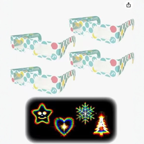 Fireworks diffraction glasses special effects love laser eyes party festival concert Wen Chuang around interesting and fun Fireworks diffraction glasses special effects love laser eyes party festival concert Wen Chuang around interesting and fun