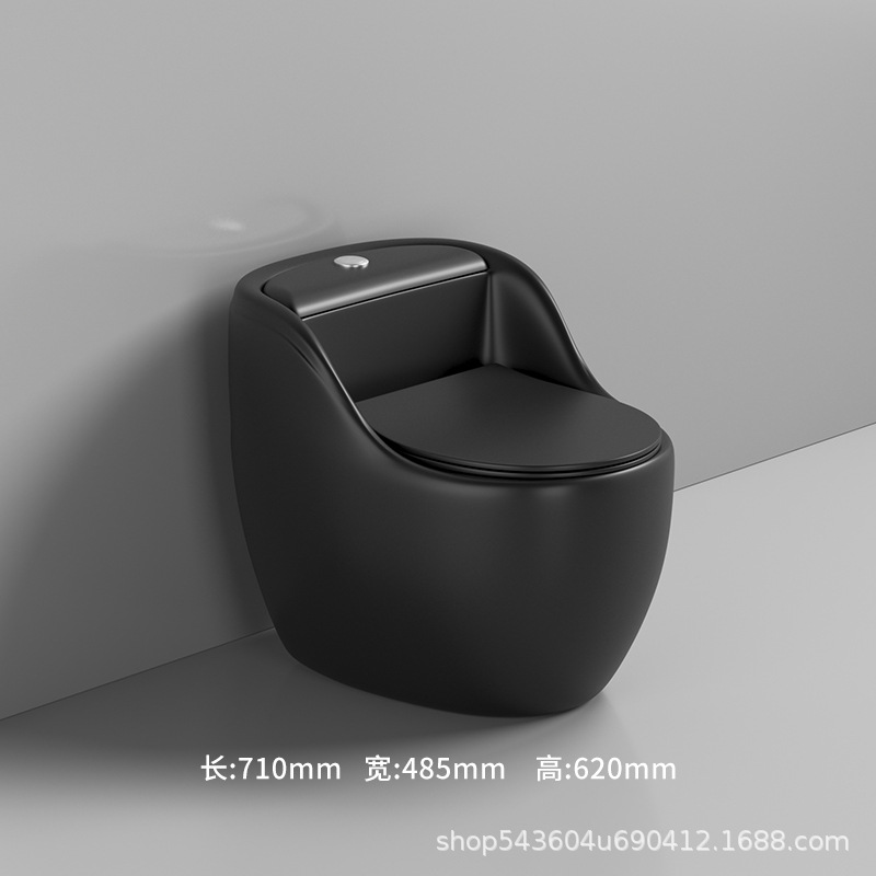 Nuevo hogar inodoro de descarga ultra-alto sifón inodoro Mute desodorante de ahorro de agua de tipo huevo de gran diámetro Baño