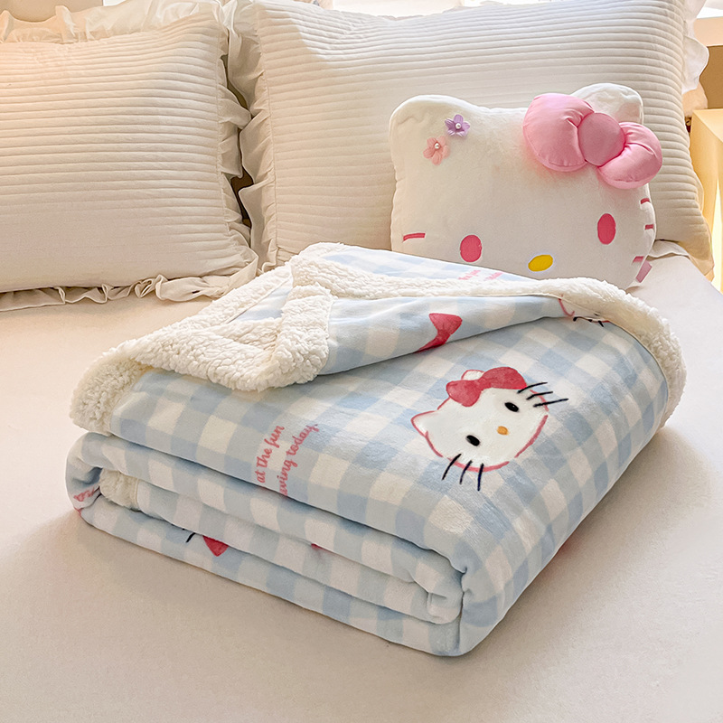 羊羔绒毛毯70x100cm单毛毯多规格可选