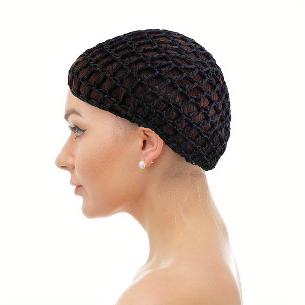 Cross-border hot sale thick thread woven mesh cap sleeping bag mesh bag handmade crochet bag hair hat hospital chemotherapy cap