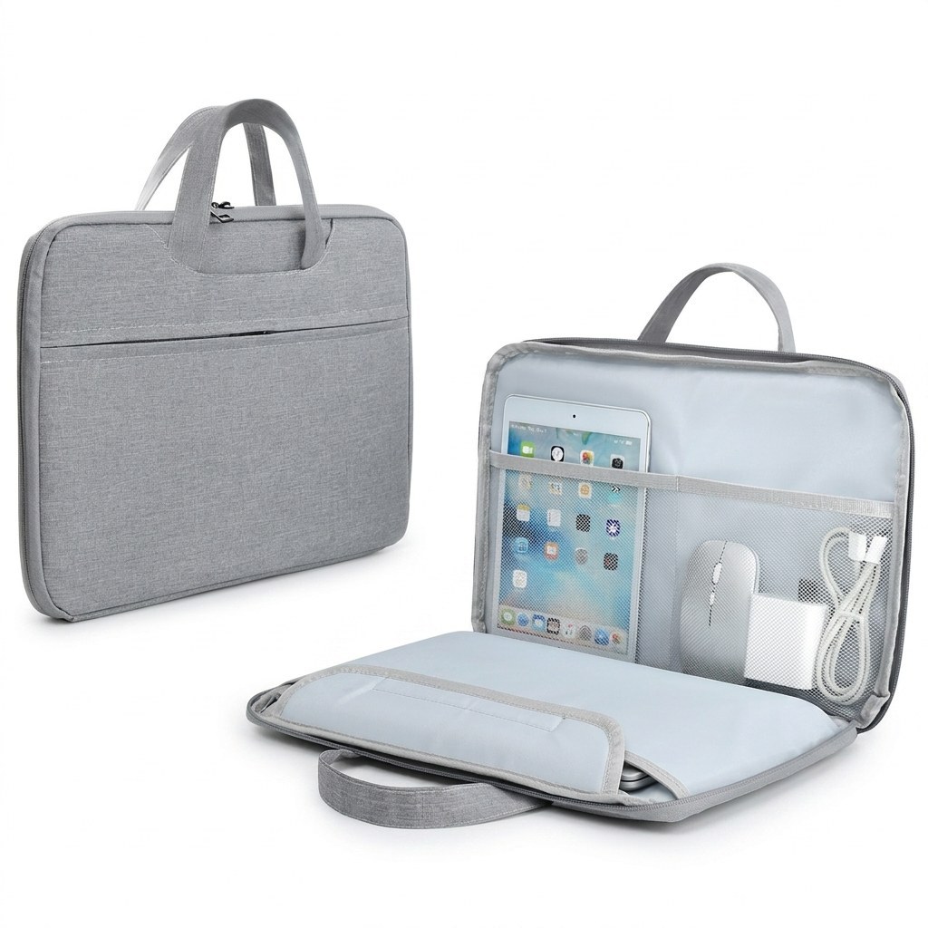 Laptop handbag 16inch 14inch lightweight computer bag 17.4inch handbag for women, suitable for commuting, with a high-end and niche feel
