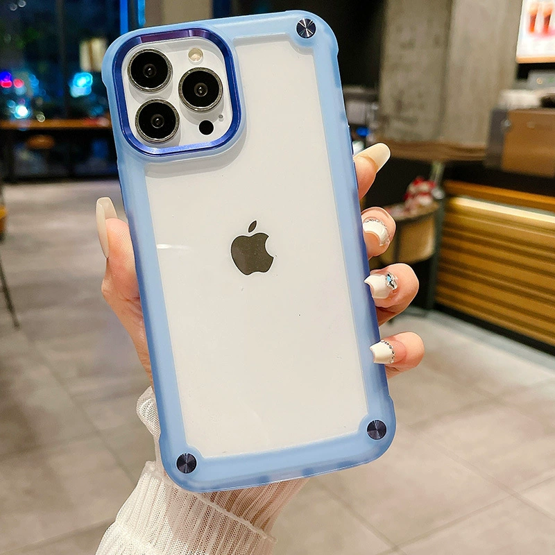 Чехол для телефона (Apple) совместим с iPhone 12–16, магнитный матовый или прозрачный, защита угла подушки безопасности