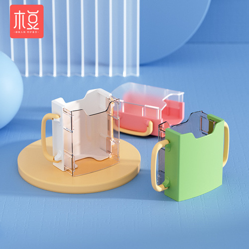 New Japanese-style infant water cup holder milk adjustable anti-spill container Baby milk and water anti-spill holder