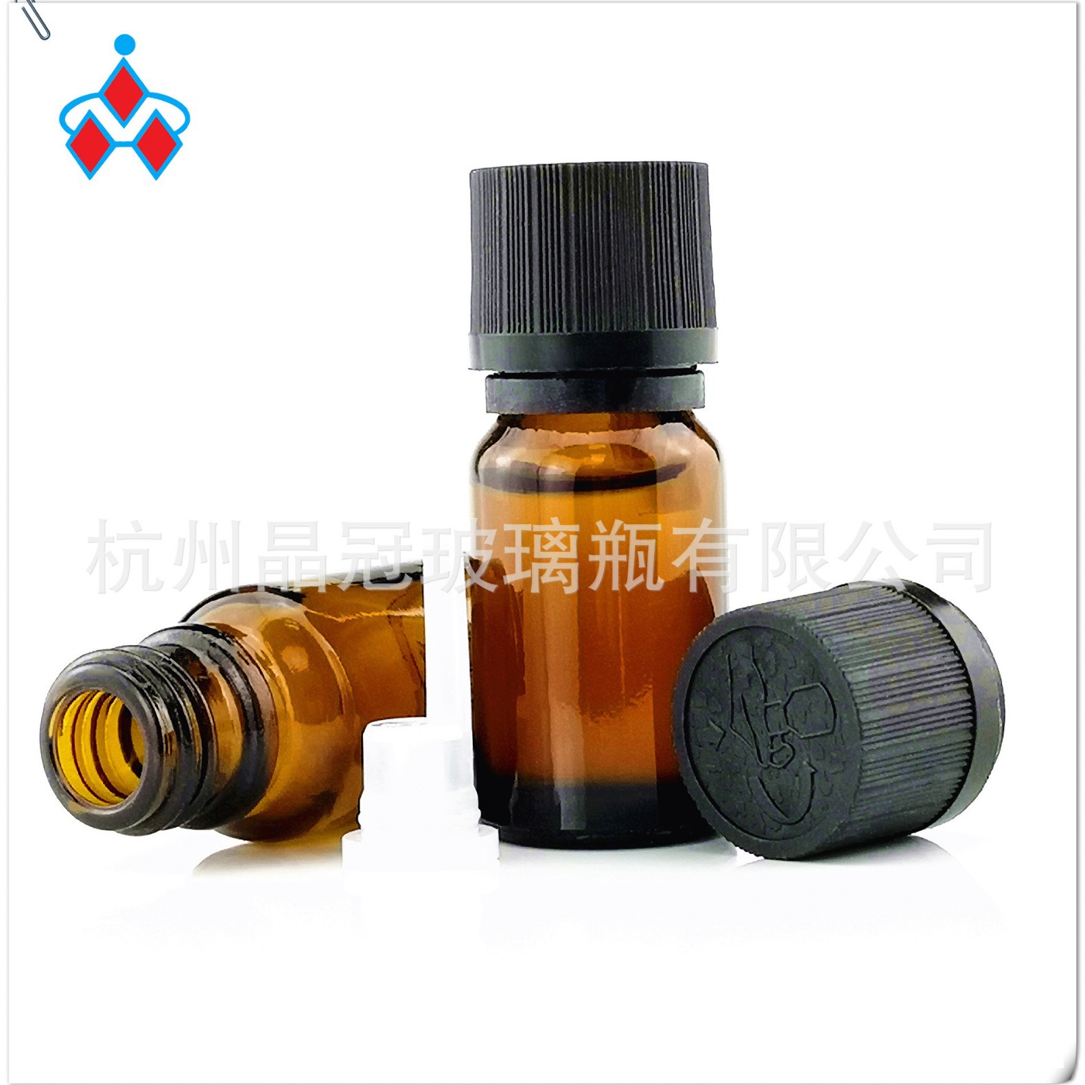 棕色精油瓶厂家专业  优质儿童防护盖10ml棕色精油瓶