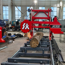 CNC数控卧式带锯机大型全自动锯木机电力自动原木锯板机重型锯床