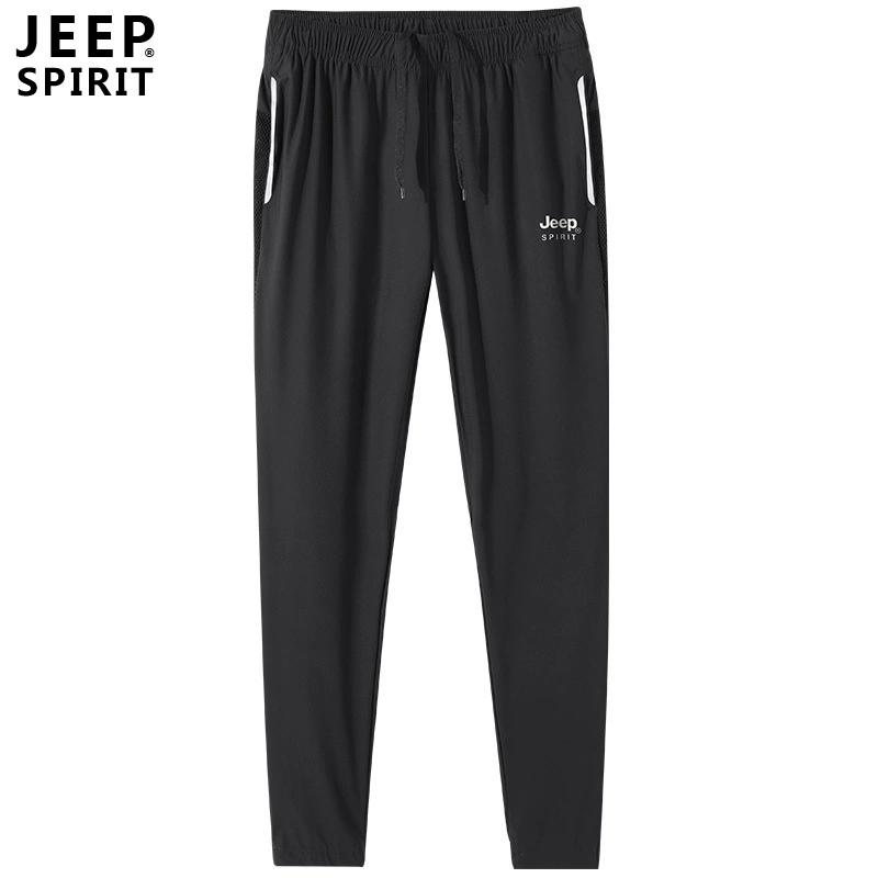 JEEP SPIRIT мужские летние спортивные повседневные длинные брюки больших размеров мужские тонкие ледяные брюки мужские 0169