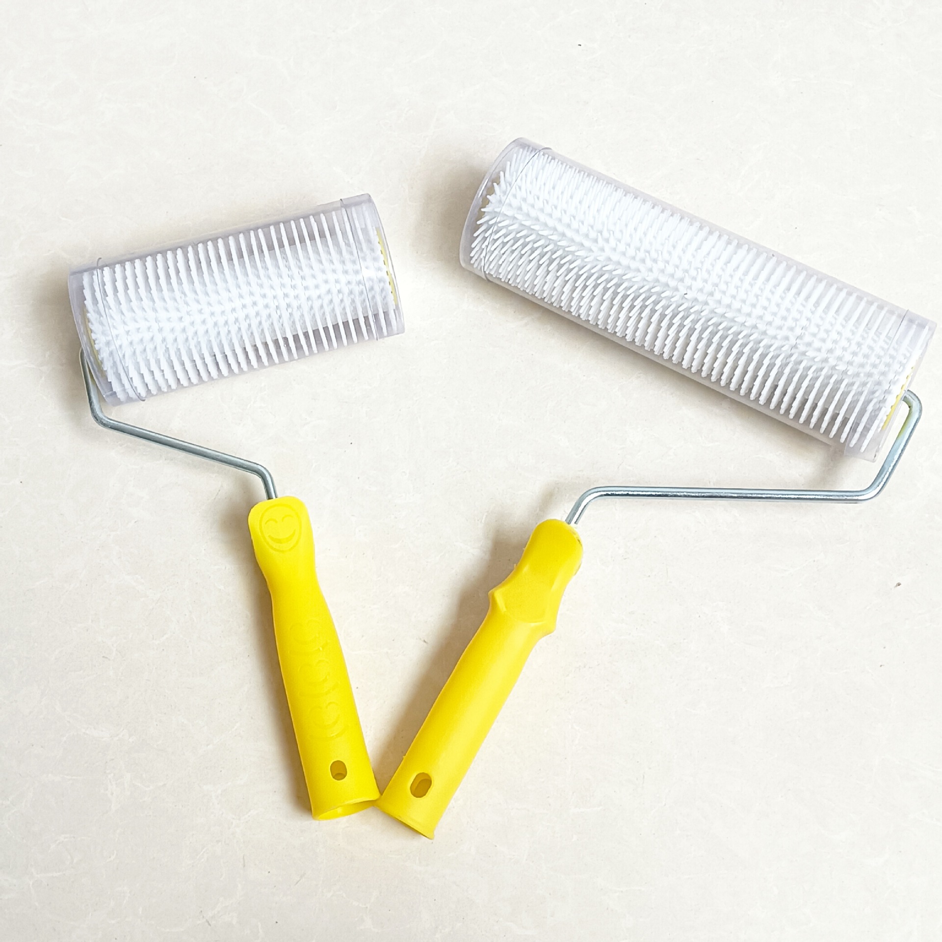 Suministro de cepillo de cilindro de espuma de acero de 9 pulgadas cepillo de cilindro de espuma de cemento auto-nivelado cepillo de cilindro de espuma de aguja cepillo de cilindro