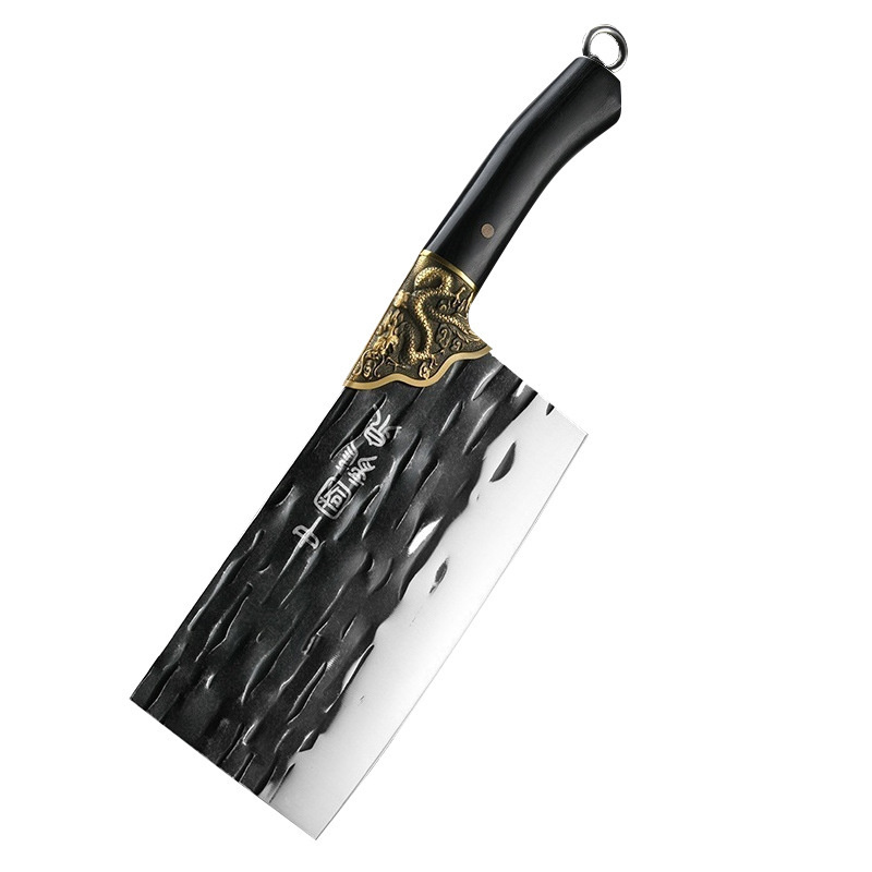 Cuchillo de cocina de Longquan cortador de doble propósito cortador de corte ultra rápido cuchillo de corte de acero de manganeso doméstico cuchillo de corte de forja y punción cuchillo de cocina conjunto de cuchillos