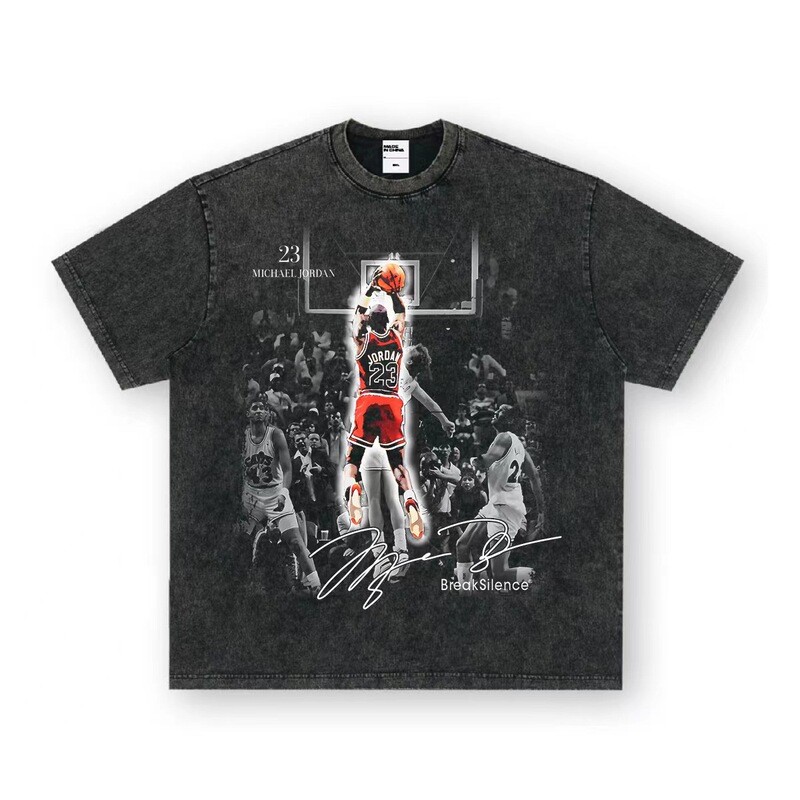 Men's pure cotton short-sleeve T-shirt, Kyrie Irving jersey, George heavy vintage American-style short-sleeve, distressed Curry star jersey, Roseko Men's pure cotton short-sleeve T-shirt, Kyrie Irving jersey, George heavy vintage American-style short-sleeve, distressed Curry star jersey, Roseko
