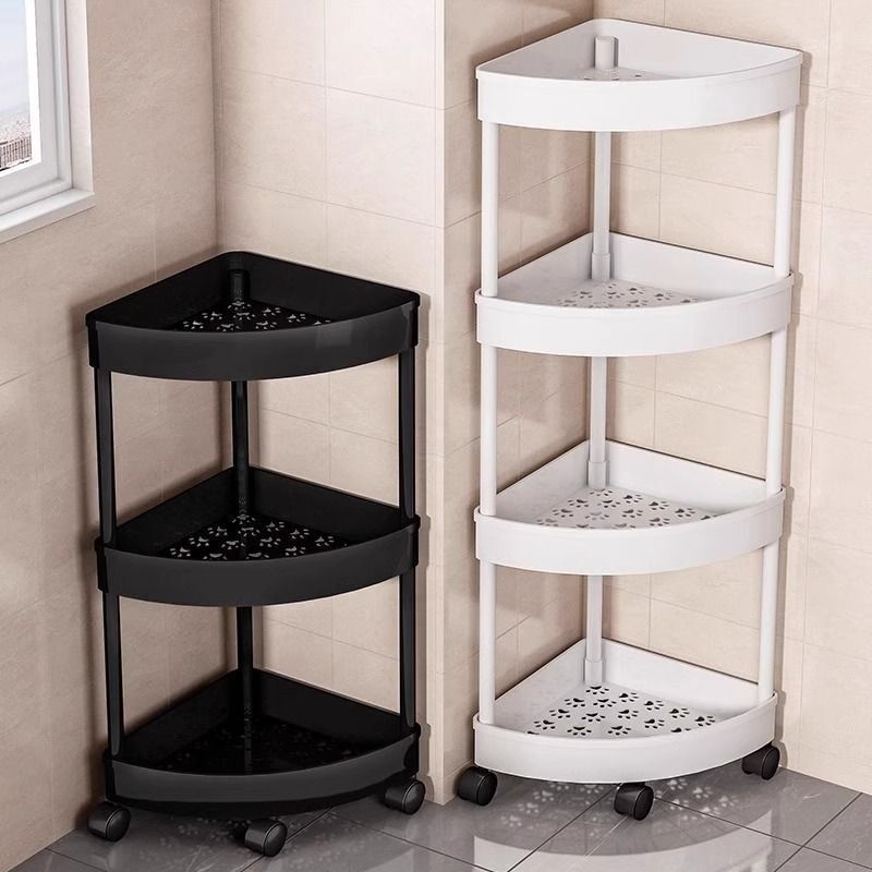 Toilet Rack Corner Rack Floor Toilet Bathroom Tripod Corner Storage Multi-layer Kitchen