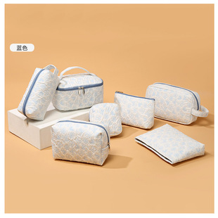 Advanced Sense Ins Style Cosmetic Bag Women's Portable Large Capacity Travel Wash Bag Amazon Cross-border Storage Bag New