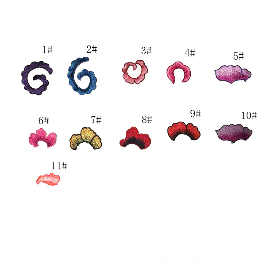 无胶复古可爱多色多样小花仔贴花刺绣布贴衣服破洞装饰补丁贴缝制