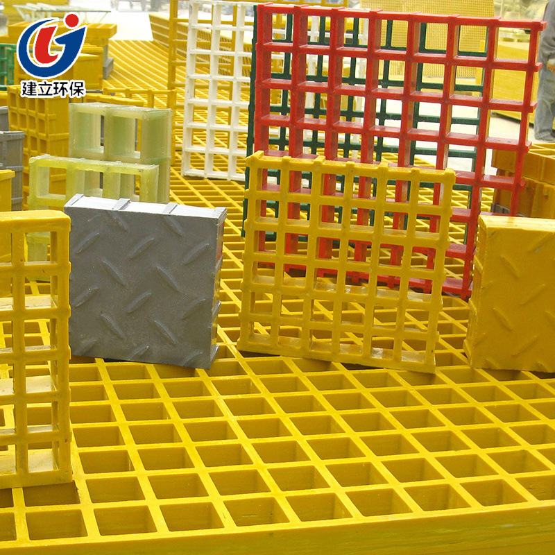 玻璃钢格栅洗车房污水排水格栅板树篦子走道盖板鸽舍地网排水槽