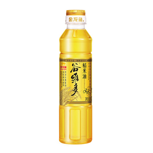 Golden Dragon Rice Oil 400ml Full Carton Vegetable Oil, Rapeseed and Kernel Blended for Cooking, Small Bottle, Household, Wholesale