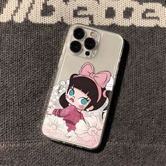 花丛女孩适用于iPhone15promax苹果16创意14创意13防摔11