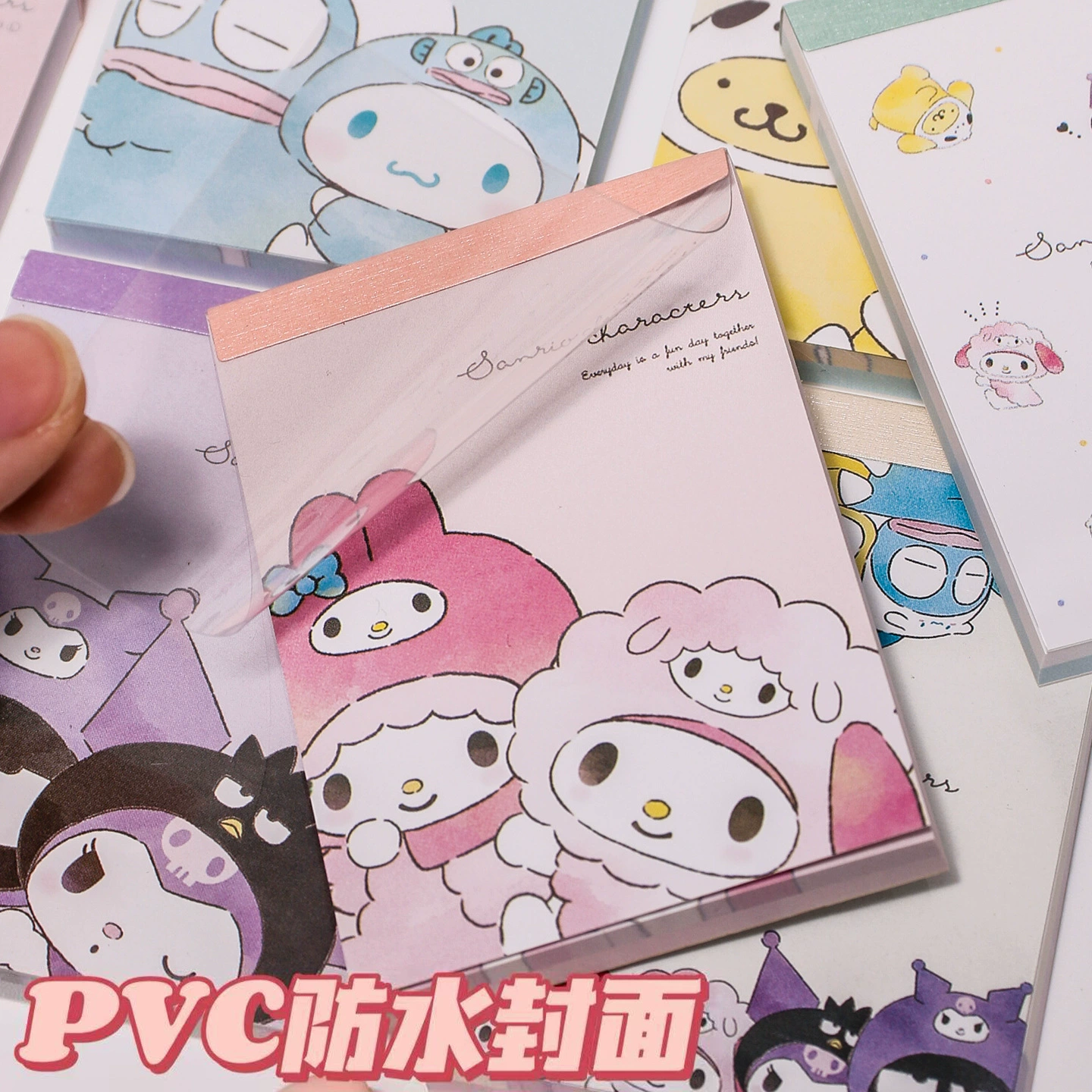 Cute cartoon small note pad student note copy key office stationery schedule work memo note paper